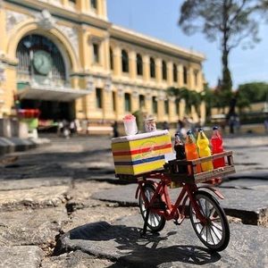 DIY Miniature Building Kit Model Syrup Crushed Cart